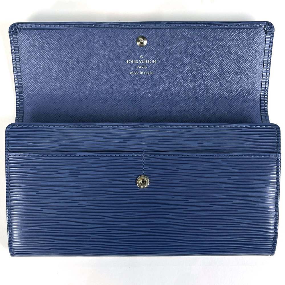 Louis Vuitton Pochette Porte Monnaie Credit Wallet Billfold Wallet Long Epi - Picture 6 of 6